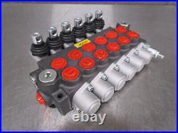 New Hydraulic Backhoe Directional Control Valve 6 Spool