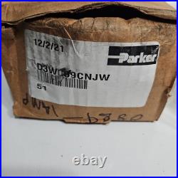 New Parker D3W009CNJW Hydraulic Directional Valve 24V DC PSI Max Module in Box