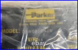 New Parker D3W009CNJW Hydraulic Directional Valve 24V DC PSI Max Module in Box