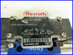 New Rexroth 4we10e40/cg24n9dal R978909385 Directional Control Valve 24vdc