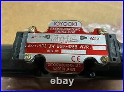 New Toyooki Kogyo Hydraulic Directional Control Valve Hd3-3w-bga-025b-wyr1