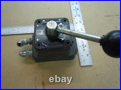 Owatonna No 9606 2 Position Manual Hydraulic Control Valve 3 Or 4 Way