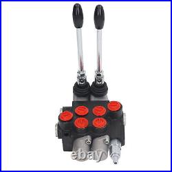 P402OT Double Acting Hydraulic Valve 2 Spool Hydraulic Directional Control