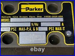 PARKER D1VL001CV 91 Directional Hydraulic Valve, Lever, 3-position