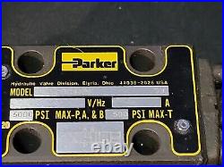 PARKER D1VL001CV 91 Directional Hydraulic Valve, Lever, 3-position