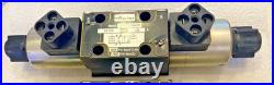 PARKER D1VW20DNJWF dual Solenoid-operated hydraulic directional control valve