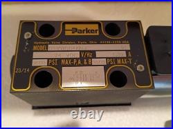 PARKER HYDRAULIC DIRECTIONAL VALVE D1VW004KNJP0 24VDC NEW in opened Box