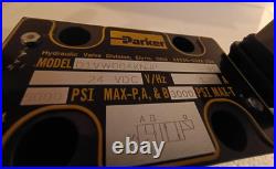 PARKER HYDRAULIC DIRECTIONAL VALVE D1VW004KNJP0 24VDC NEW in opened Box