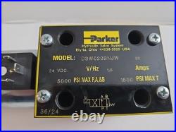 PARKER Hydraulic Directional Control Valve D3W020BNJW (24VDC, 1.5 Hz) NEW FreeSH