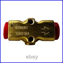 Parker 125K01 2-Way Valve Hydraulic Brass Valve Parker 125K01 2-Way Valve Hydraulic Brass Valve