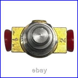Parker 125K01 2-Way Valve Hydraulic Brass Valve Parker 125K01 2-Way Valve Hydraulic Brass Valve