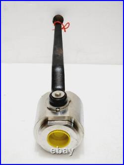 Parker Br 10/7 2-way Hydraulic Ball Valve Dn 40 1 1/2 Bsp Pn 400 #1