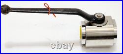 Parker Br 10/7 2-way Hydraulic Ball Valve Dn 40 1 1/2 Bsp Pn 400 #1