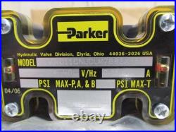Parker D1VW011CNJCLM7B82XB693 Hydraulic Directional Control Solenoid Valve