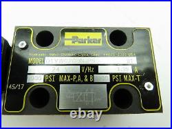 Parker D1VW020BNJP5 Hydraulic Directional Control Solenoid Valve 24VDC D1VW