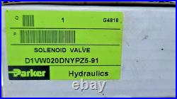 Parker D1VW020BNYPZ5-91 Hydraulic Directional Control Solenoid Valve 110V