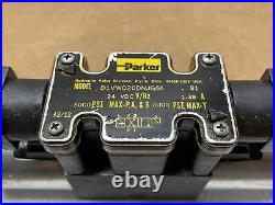 Parker D1VW020DNJG56 Hydraulic Directional Control Solenoid Valve 24VDC D1VW