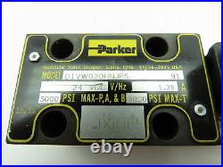 Parker D1VW020HNJP5 Hydraulic Directional Control Solenoid Valve 24VDC D1VW