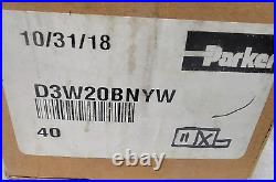 Parker D3W20BNYW Hydraulic Solenoid/Directional Control Valve 110/120V, 2-Way, 110