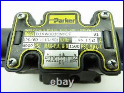Parker DG5S 8 6C M FTWL B5 30 Hydraulic Directional Control Solenoid Valve 120V