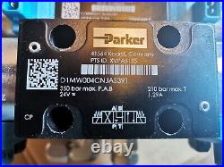 Parker Directional Control Solenoid Valve Hydraulic 350 Bar 24V 4CAW0SF8