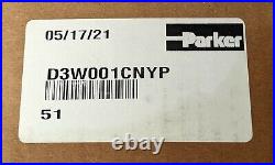 Parker Directional Hydraulic Control Valve D3W D3W001CNYP 120/60 110/50