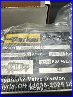 Parker Hannifin Hydraulic Directional Control Valve D3W020BNYC / D3W1HY-14 NEW