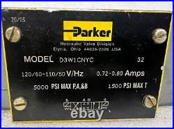 Parker Hannifin Hydraulic Directional Control Valve D3W1CNYC 32. FREE SHIP