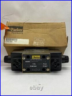 Parker Hydraulic Directional Control Double Solenoid Valve 120V D3W4CNYWH