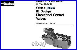 Parker Hydraulic Directional Control Valve Assembly D1VW020HVYCF5 82 A3B2