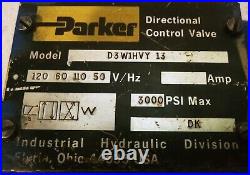 Parker Hydraulic Directional Control Valve D3W1 HVY 13 (192)