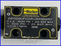 Parker Hydraulic Proportional Directional Control Valve with 12V Solenoid