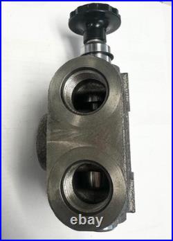 Parker Hydraulic Selector Valve 12 SAE S-12, Four-Way / 2 Position