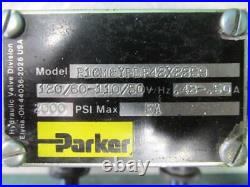 Parker R10M8YFDF42X2359 Hydraulic Directional Control Solenoid Valve 120v