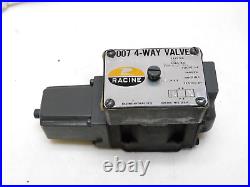 RACINE 4 WAY HYDRAULIC VALVE 655018 3000PSI 115V 60Hz