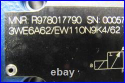 Rexroth 3WE6A62/EW110N9K4/62 Hydraulic Directional Control Valve 120V