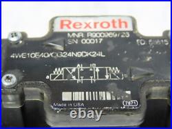 Rexroth 4WE10E40/CG24N9DK24L Hydraulic Direction Control Valve Assembly