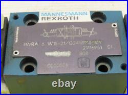 Rexroth 4WRA 6 W15-21/G24N9Z45/V 4/3 Position Hydraulic Directional Valve