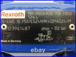 Rexroth 5-4WE 10 Y50 / EG24N9K4QMAG24/N Hydraulic Directional Control Valve