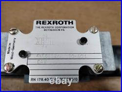 Rexroth Hydraulic Directional Control Valve Assembly 4WE6E52/AW120-60NDAV