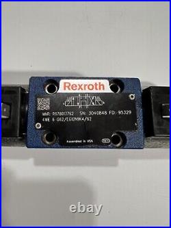 Rexroth MNR R978017762 Hydraulic Directional Control Valve 24VDC Coil