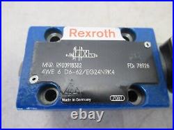 Rexroth R90091382 Hydraulic Valve 4/2 Directional Control Valve Volt 24DC
