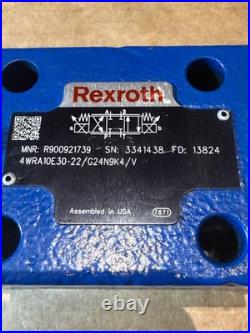 Rexroth R900921739 Proportional Direction Hydraulic Valve 4WRA10E30-22/G24N9K4/V