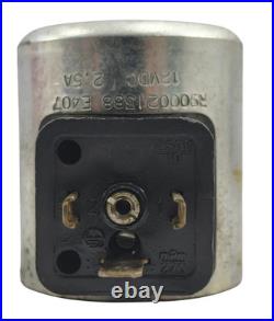 Rexroth Solenoid Coil Valve 12VDC R900021388 E407 2,5A Hydraulic Directional