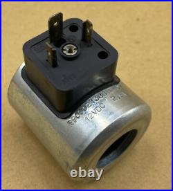 Rexroth Solenoid Coil Valve 12VDC R900021388 E407 2,5A Hydraulic Directional Rexroth Solenoid Coil Valve 12VDC R900021388 E407 2,5A Hydraulic Directional