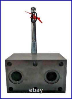 Rotelmann DN25 M10 PN400 Hydraulic Ball Valve 2-Way 1 Manifold Germany