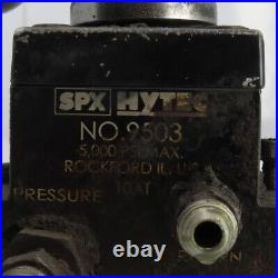 SPX Hytec 9503 Manual Hydraulic Control Valve 3 Way 2 Position 5000 PSI