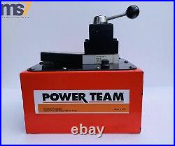 SPX POWER TEAM PA6DM-2 AIR HYDRAULIC FOOT PUMP With4 WAY VALVE 10000 PSI/700 BAR