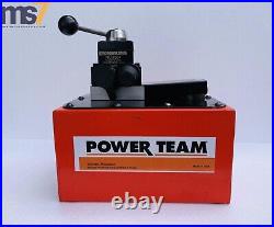 SPX POWER TEAM PA6DM-2 AIR HYDRAULIC FOOT PUMP With4 WAY VALVE 10000 PSI/700 BAR