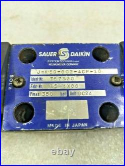 Sauer Daikin J-kso-g02-4cp-10 High Pressure Hydraulic Directional Control Valve